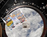 Фотоколлаж, сделанный ребятами из Астрокосмического центра ''Притяжение'', на Международной космической станции. Август-сентябрь 2014 года. Фото из архива Нижегородского планетария