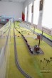Один из макетов раздела, посвященного истории Горьковской железной дороги и регионов. Фото Алёны Нетребко. Май 2015 года